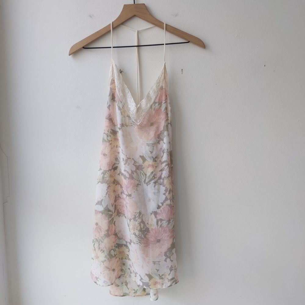 Only Hearts Floral Print Chemise Women's Medium